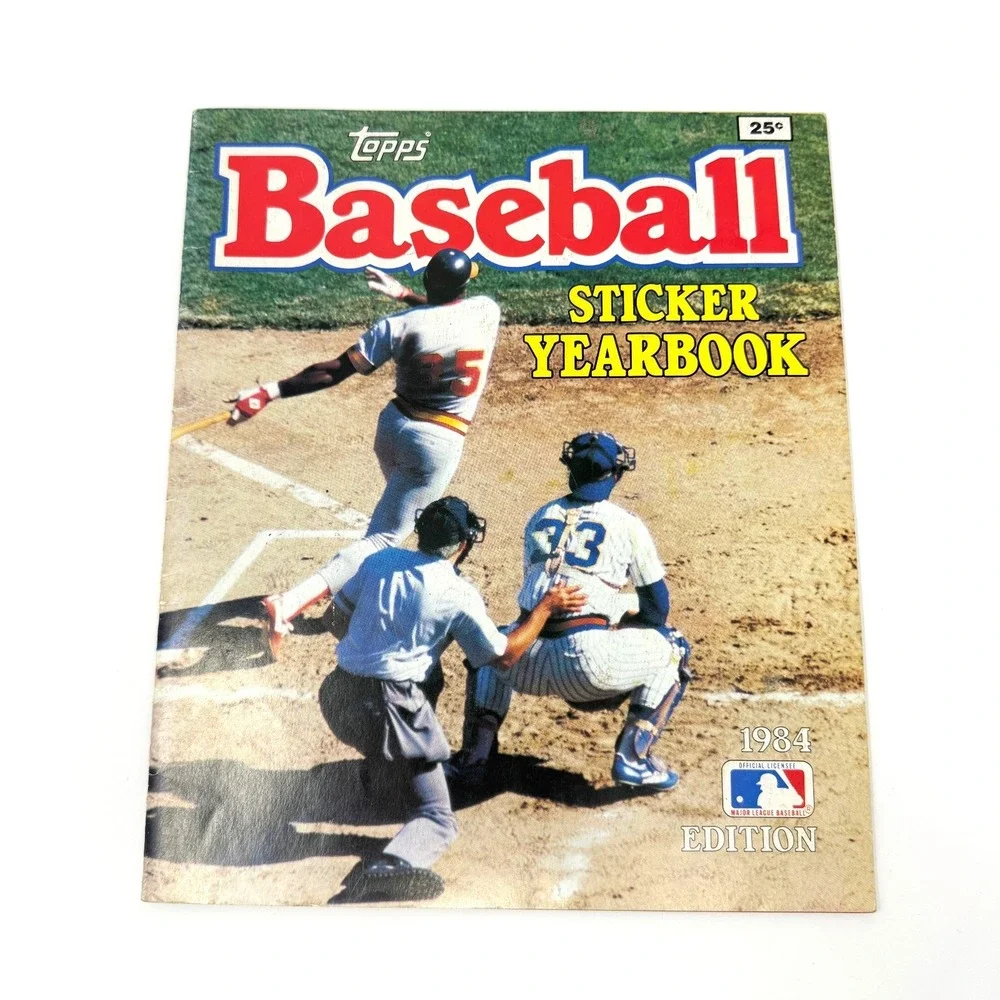 Topps Panini Baseball Sticker Books Lot 1984 1988 MLB Albums Incomplete